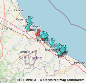 Mappa Via 47923, 47923 Rimini RN, Italia (10.53417)