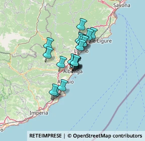 Mappa Via Dottor Nicolari, 17035 Albenga SV, Italia (8.3335)