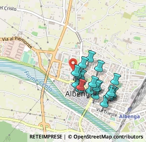 Mappa Via Dottor Nicolari, 17035 Albenga SV, Italia (0.4105)