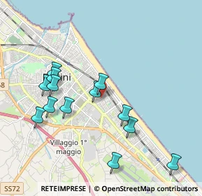 Mappa Via Lagomaggio, 47924 Rimini RN, Italia (2.01615)