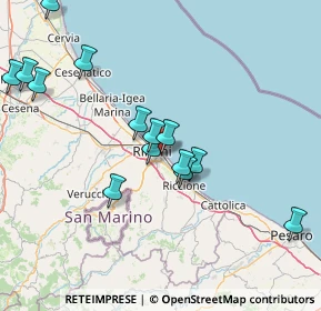 Mappa Via Lagomaggio, 47924 Rimini RN, Italia (16.17429)