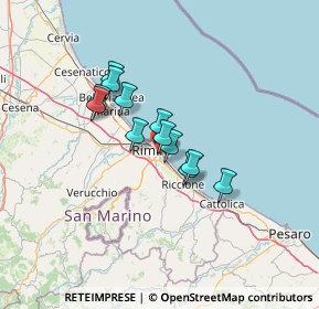 Mappa Via Lagomaggio, 47924 Rimini RN, Italia (9.41833)