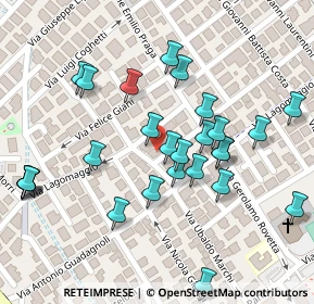 Mappa Via Lagomaggio, 47924 Rimini RN, Italia (0.12222)