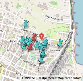 Mappa Via Palmiro Togliatti, 17031 Albenga SV, Italia (0.201)