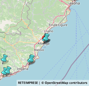 Mappa Via Palmiro Togliatti, 17031 Albenga SV, Italia (34.8075)