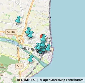 Mappa Via Palmiro Togliatti, 17031 Albenga SV, Italia (0.64714)