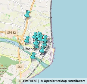 Mappa Via Palmiro Togliatti, 17031 Albenga SV, Italia (0.575)