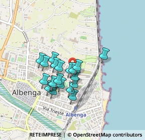 Mappa Via Palmiro Togliatti, 17031 Albenga SV, Italia (0.3415)