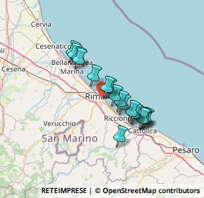 Mappa Via Giovanni Maria Giuliani, 47923 Rimini RN, Italia (10.67833)