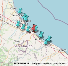 Mappa Via Giovanni Maria Giuliani, 47923 Rimini RN, Italia (10.25333)