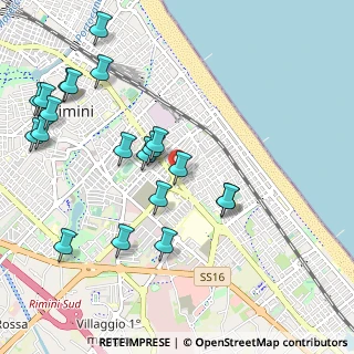 Mappa Via Giovanni Maria Giuliani, 47923 Rimini RN, Italia (1.2095)