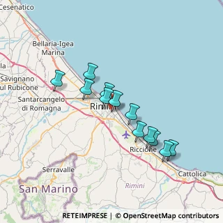 Mappa Via Giovanni Maria Giuliani, 47923 Rimini RN, Italia (6.0975)