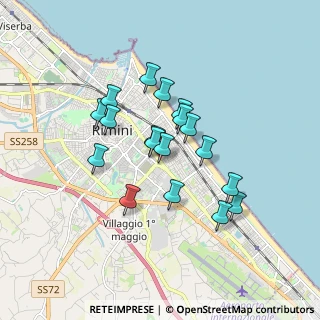 Mappa Via Giovanni Maria Giuliani, 47923 Rimini RN, Italia (1.42278)