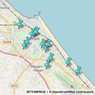 Mappa Via Giovanni Maria Giuliani, 47923 Rimini RN, Italia (1.78615)