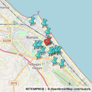 Mappa Via Giovanni Maria Giuliani, 47923 Rimini RN, Italia (1.276)