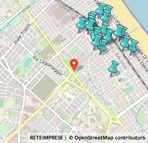 Mappa Via Giovanni Maria Giuliani, 47923 Rimini RN, Italia (0.5935)