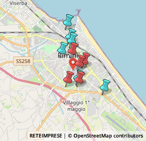 Mappa 47900 Rimini RN, Italia (1.10455)