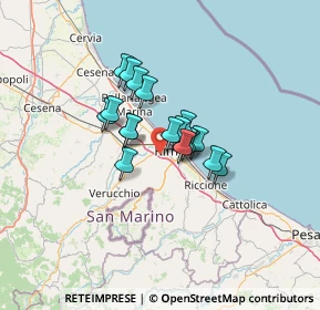 Mappa Via Carmen, 47923 Rimini RN, Italia (8.33722)