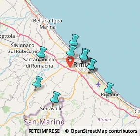 Mappa Via Carmen, 47923 Rimini RN, Italia (5.49455)