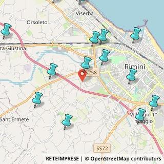 Mappa Via Carmen, 47923 Rimini RN, Italia (2.89)