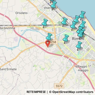 Mappa Via Carmen, 47923 Rimini RN, Italia (2.81)