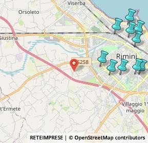 Mappa Via Carmen, 47923 Rimini RN, Italia (3.10727)