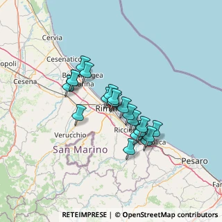Mappa Via Nino Berrini, 47923 Rimini RN, Italia (10.562)