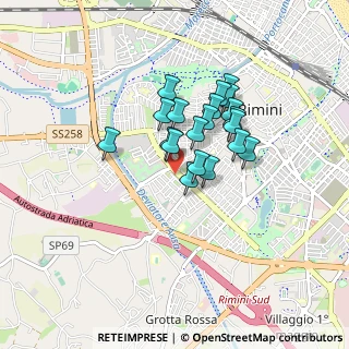 Mappa Piazza Leopoldo Tosi, 47923 Rimini RN, Italia (0.636)