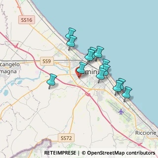 Mappa Piazza Leopoldo Tosi, 47923 Rimini RN, Italia (3.06154)