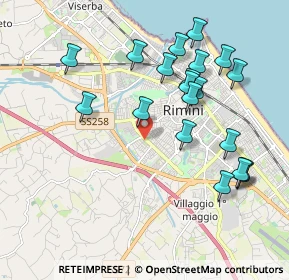 Mappa Piazza Leopoldo Tosi, 47923 Rimini RN, Italia (2.083)