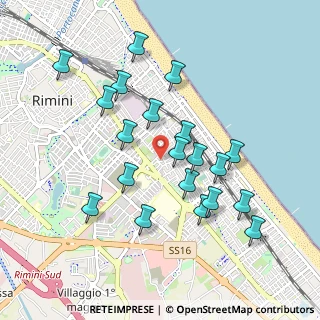 Mappa Via Elio Morri, 47923 Rimini RN, Italia (0.9375)
