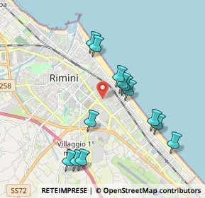 Mappa Via Elio Morri, 47923 Rimini RN, Italia (1.94154)