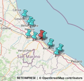 Mappa Via Elio Morri, 47923 Rimini RN, Italia (9.83214)