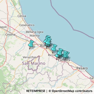 Mappa Via Elio Morri, 47923 Rimini RN, Italia (8.46727)