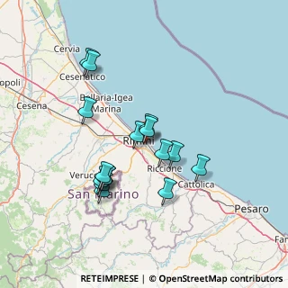 Mappa Via Elio Morri, 47923 Rimini RN, Italia (13.11688)