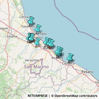 Mappa Via Arnaldo da Brescia, 47923 Rimini RN, Italia (11.30579)