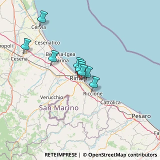 Mappa Via Arnaldo da Brescia, 47923 Rimini RN, Italia (23.89286)