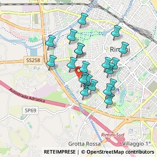 Mappa Via Pasquale Boninsegni, 47923 Rimini RN, Italia (0.8005)