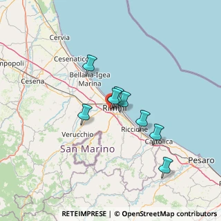 Mappa Via Pasquale Boninsegni, 47923 Rimini RN, Italia (20.68182)