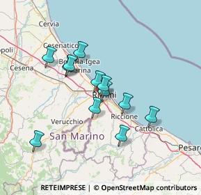 Mappa Via Pasquale Boninsegni, 47923 Rimini RN, Italia (11.66333)