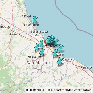 Mappa Via Don Carlos, 47923 Rimini RN, Italia (7.985)