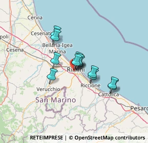 Mappa Via del Passero, 47923 Rimini RN, Italia (8.46077)