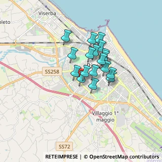 Mappa Via Ermete Novelli, 47923 Rimini RN, Italia (1.19444)