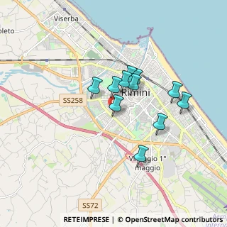 Mappa Via Ermete Novelli, 47923 Rimini RN, Italia (1.34364)