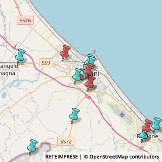 Mappa Via Ermete Novelli, 47923 Rimini RN, Italia (4.59667)