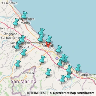 Mappa 47900 Rimini RN, Italia (9.753)