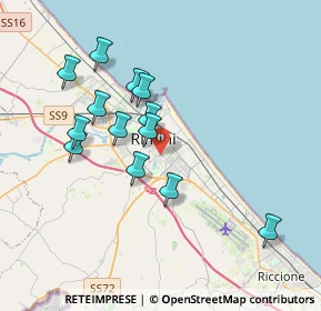 Mappa 47900 Rimini RN, Italia (3.48308)