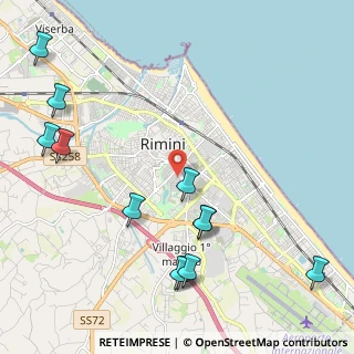 Mappa 47900 Rimini RN, Italia (2.73667)