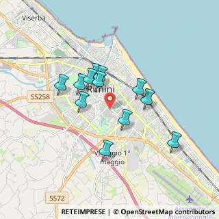 Mappa 47900 Rimini RN, Italia (1.48083)