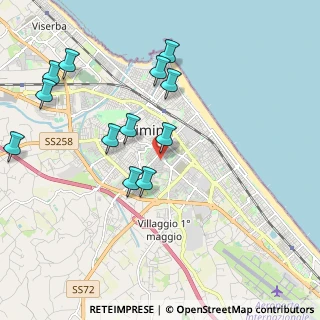 Mappa 47900 Rimini RN, Italia (2.17167)
